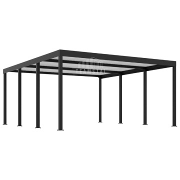 CarPort Premium - Wiata samochodowa 5x5 Antracyt - TS1042