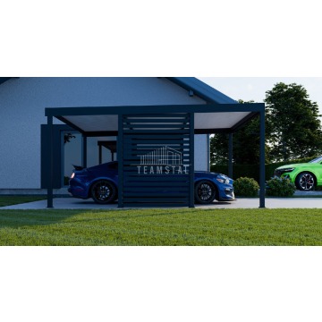 CarPort Premium - Wiata samochodowa 5x5 Antracyt... - Garaże i wiaty - Braniewo - zdjęcie 4