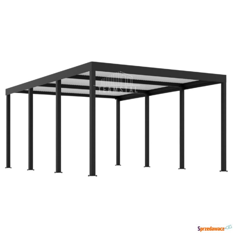 CarPort Premium - Wiata samochodowa 4x5 Antracyt... - Garaże i wiaty - Dobre Miasto