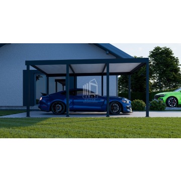 CarPort Premium - Wiata samochodowa 5x5 Antracyt... - Garaże i wiaty - Otwock - zdjęcie 3