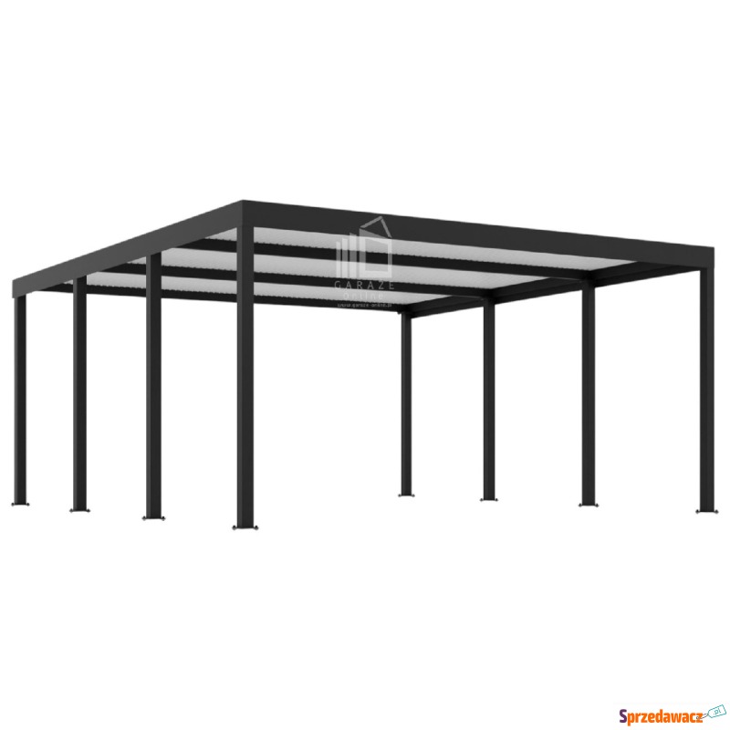 CarPort Premium - Wiata samochodowa 5x5 Antracyt... - Garaże i wiaty - Otwock