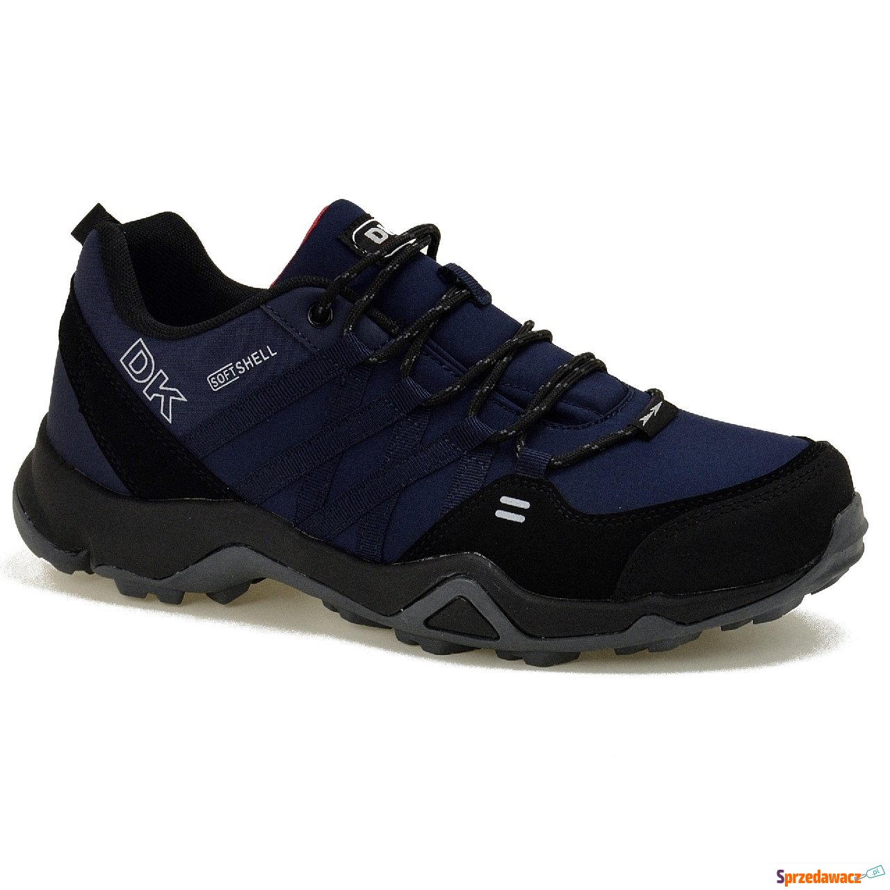 Granatowe męskie buty trekkingowe...