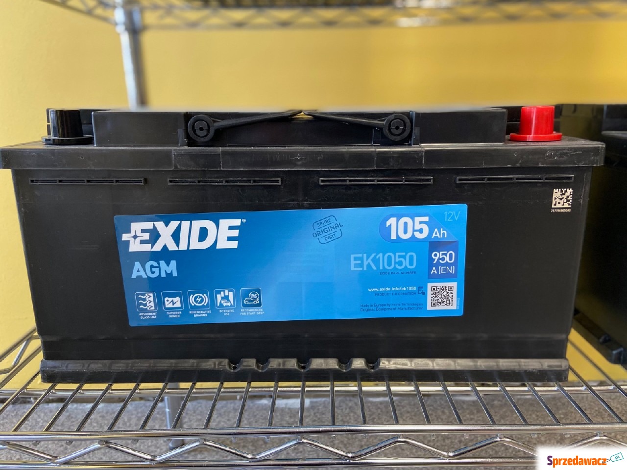 Akumulator 105Ah 950A Exide EK1050...