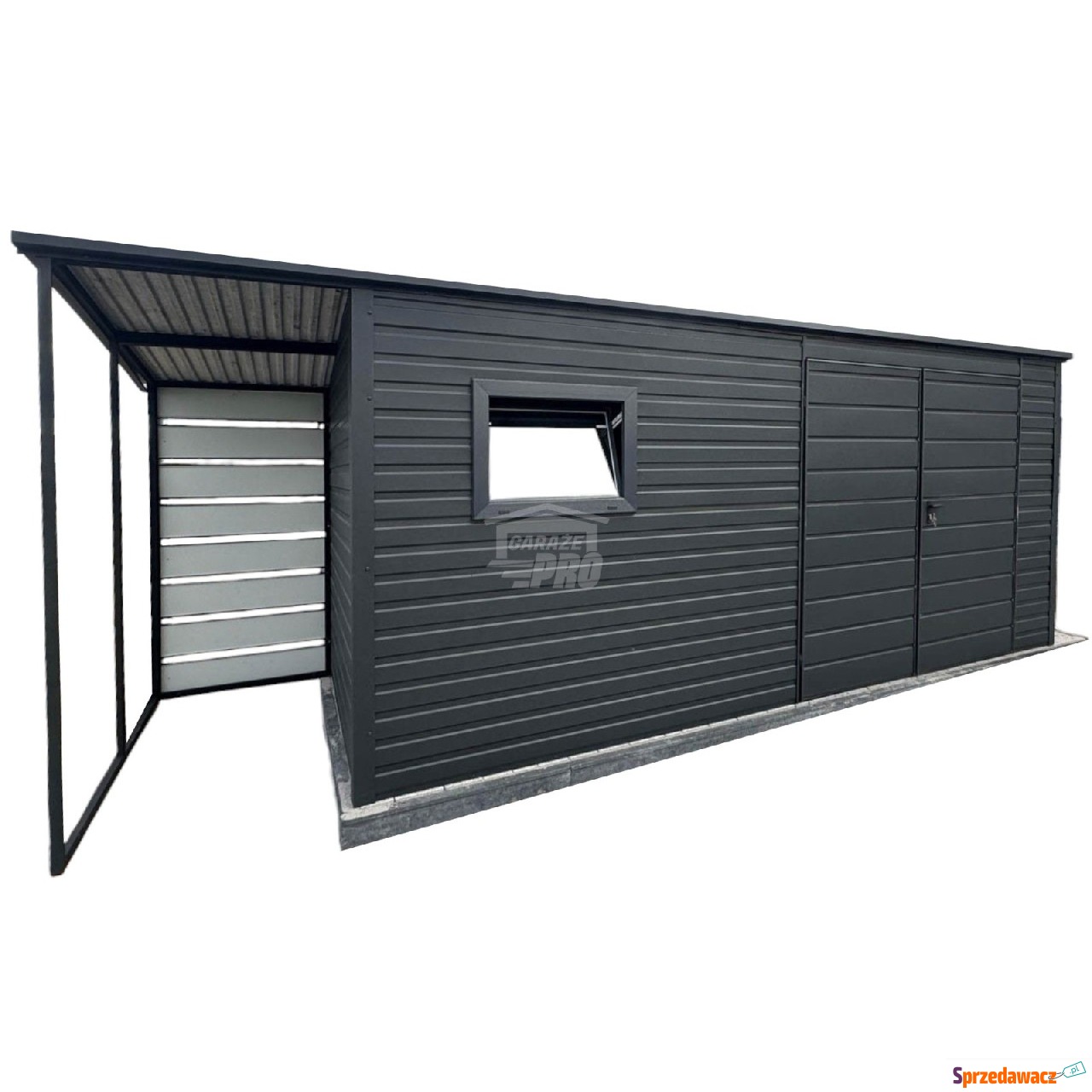Schowek Domek Ogrodowy 5x2m + wiata...