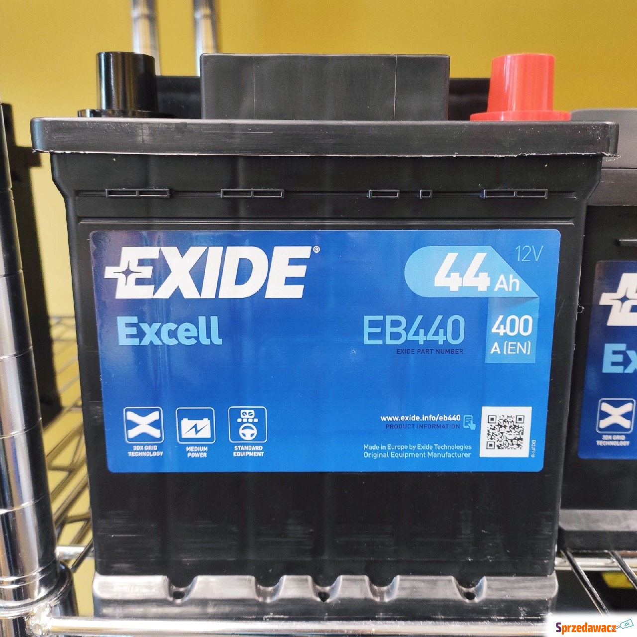 Akumulator 44Ah 400A Exide Excell...