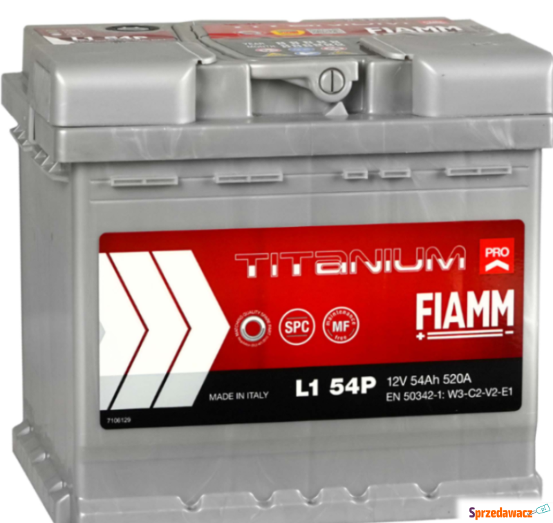 Akumulator 12V 54Ah 520A Fiamm...