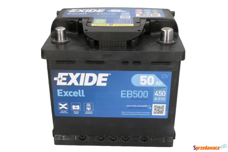 Akumulator 50Ah 450A Exide Excell...