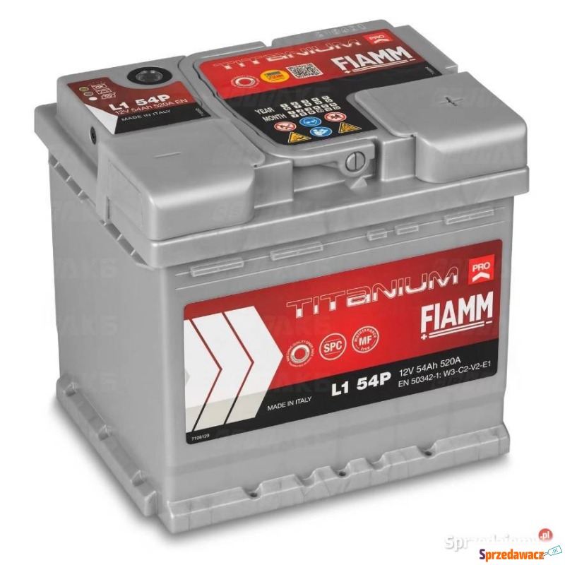 Akumulator 54Ah 520A FIAMM titanium...