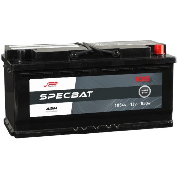 Akumulator Specbat AGM start&stop 105Ah 850A P+