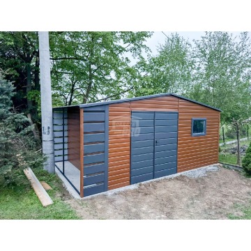Schowek Domek Ogrodowy 5,5x3m + wiata 0,5m  Brama... - Altany, domki, namioty - Grudziądz - zdjęcie 3