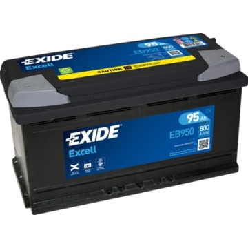 Akumulator Exide Excell 95Ah 800A EB950 en P+