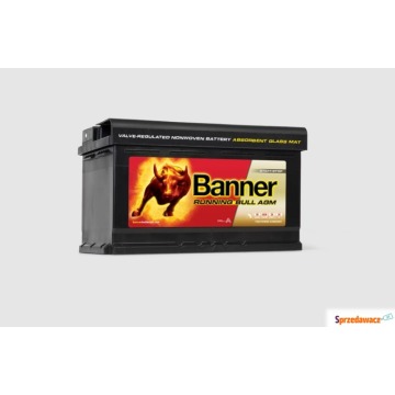 Akumulator 80Ah 800A AGM Banner - Akumulatory - Wrocław - zdjęcie 1