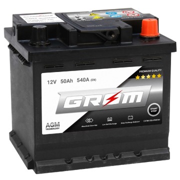 Akumulator Grom Start&Stop Agm 50Ah 540A - Akumulatory - Augustów - zdjęcie 1