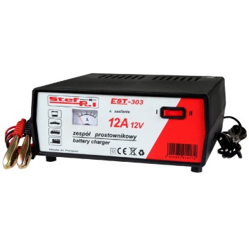 Prostownik stef-pol EST-303 12V/12A
