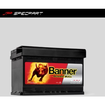 Akumulator 74Ah 680A EN Banner Power Bull prawy plus darmowy dowóz