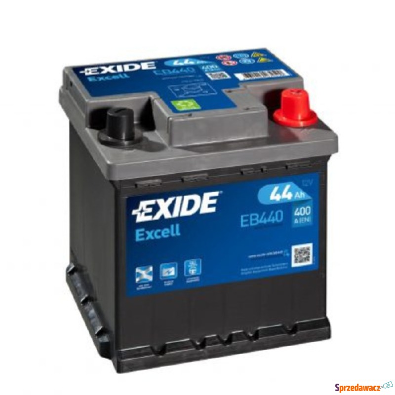 Akumulator Exide Excell 44Ah 400A EB440 kostka... - Akumulatory - Ostrowiec Świętokrzyski