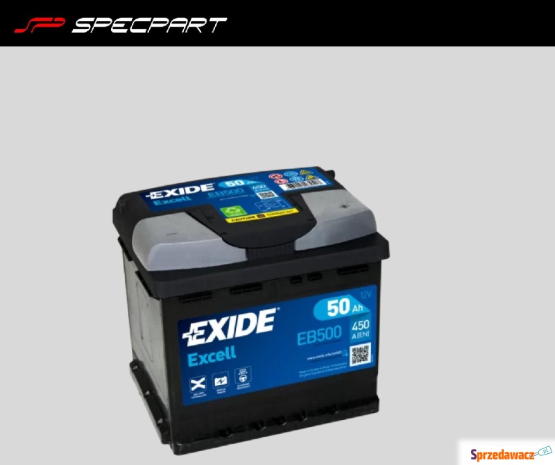 Akumulator 50Ah 450A Exide Excell - Akumulatory - Biała Podlaska