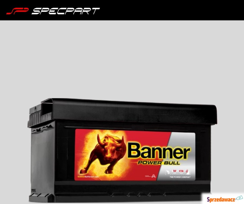 Akumulator 80Ah 700A EN Banner Power Bull prawy... - Akumulatory - Radom