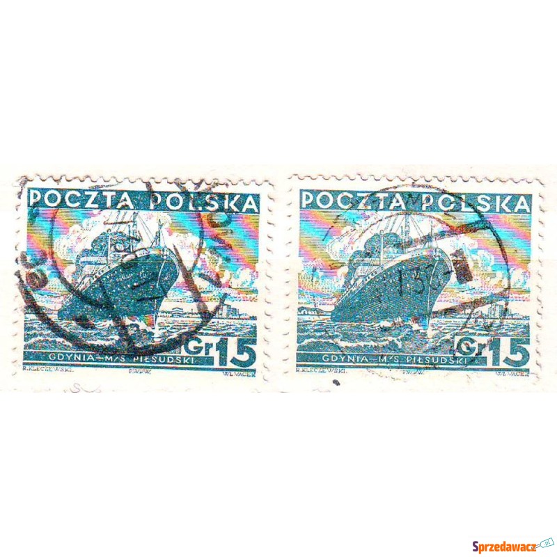 PPMW zn. 282 a, b kas 1935 - Filatelistyka - Gliwice