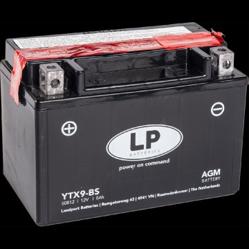 Akumulator motocyklowy Landport Ytx9-bs 12V 8Ah... - Układ elektryczny - Augustów - zdjęcie 1