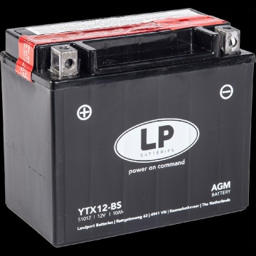 Akumulator motocyklowy Landport YTX12-BS 12V 10Ah... - Układ elektryczny - Augustów - zdjęcie 1