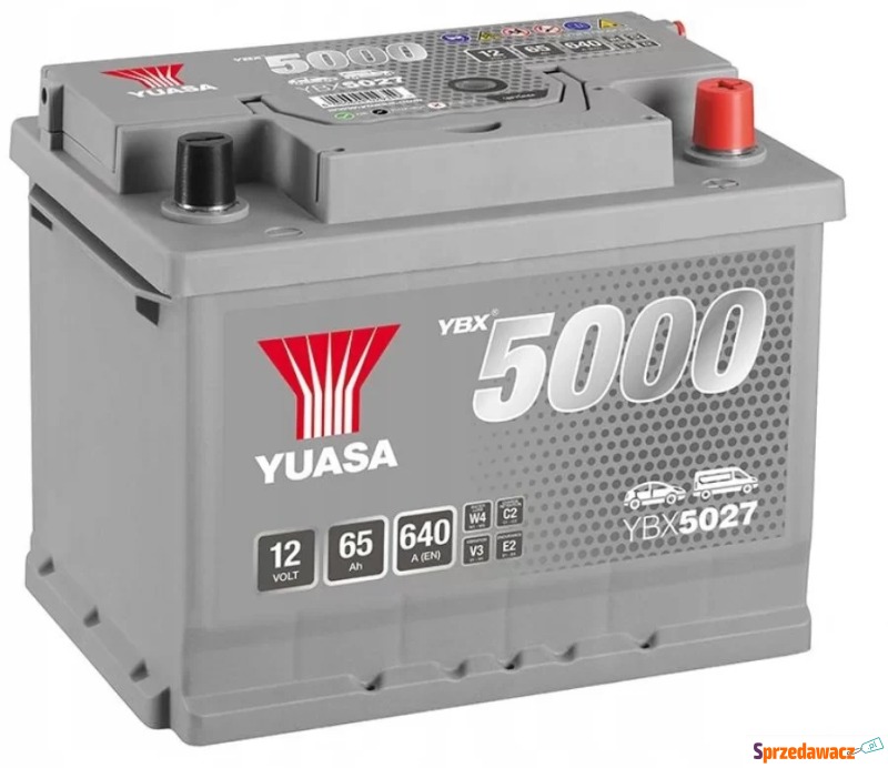 Akumulator 12V 65Ah 640A Yuasa SilverPrawy Plus... - Akumulatory - Radom