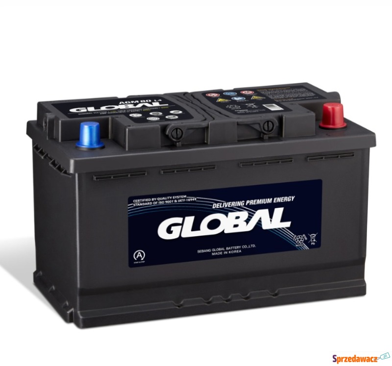 Akumulator Global AGM 80Ah 800A