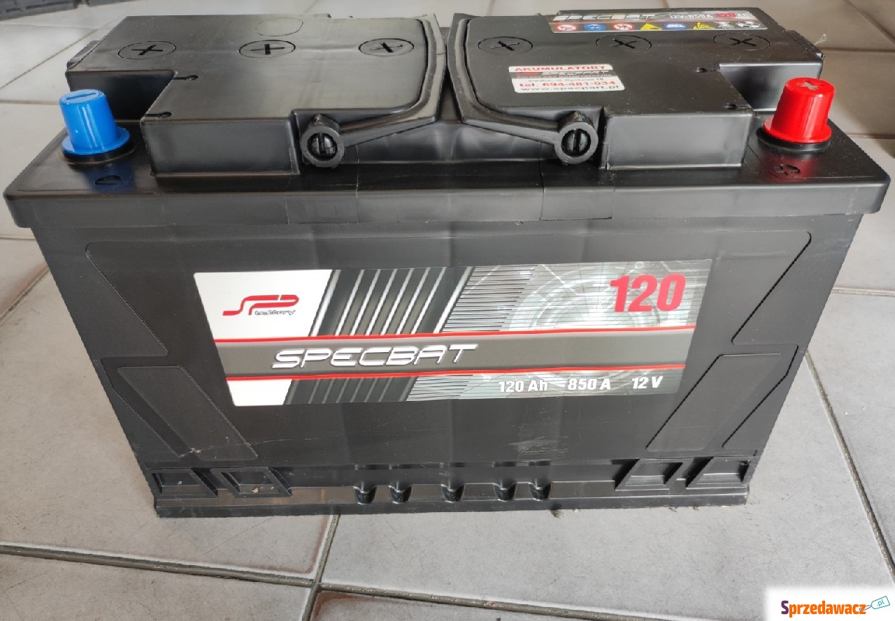 Akumulator 120Ah 850A Specbat Agro...