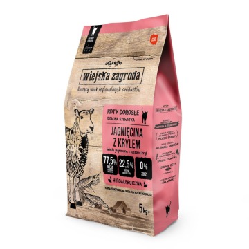 Wiejska Zagroda, jagnięcina z krylem - 2 x 5 kg