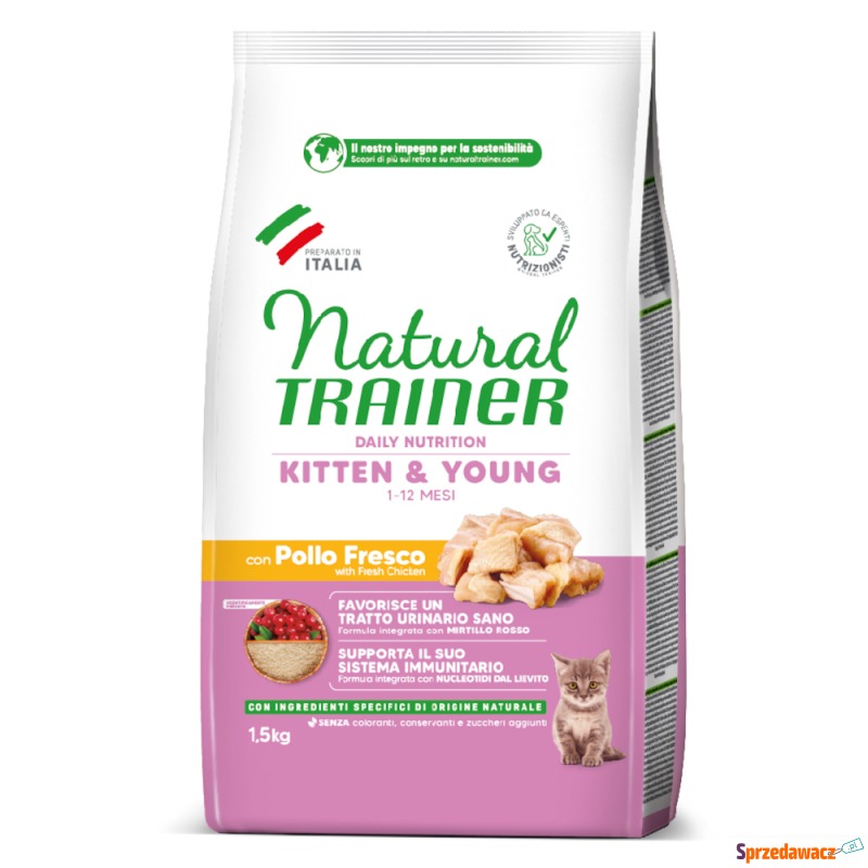Natural Trainer Kitten, kurczak - 1,5 kg - Karmy dla kotów - Kielce