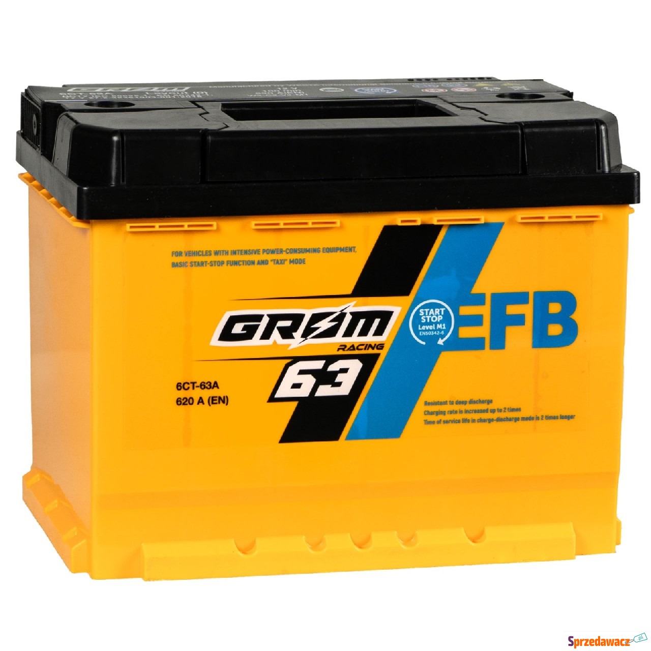 Akumulator 63Ah 620A Grom Racing...