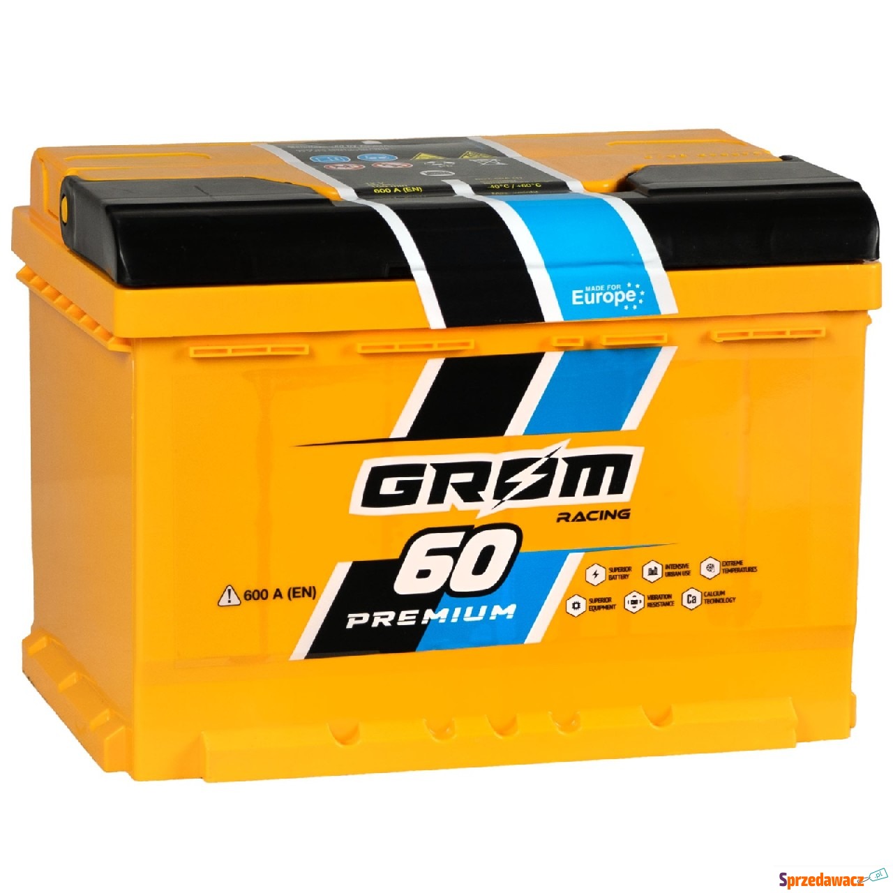 Akumulator 60Ah 600A Grom Racing...