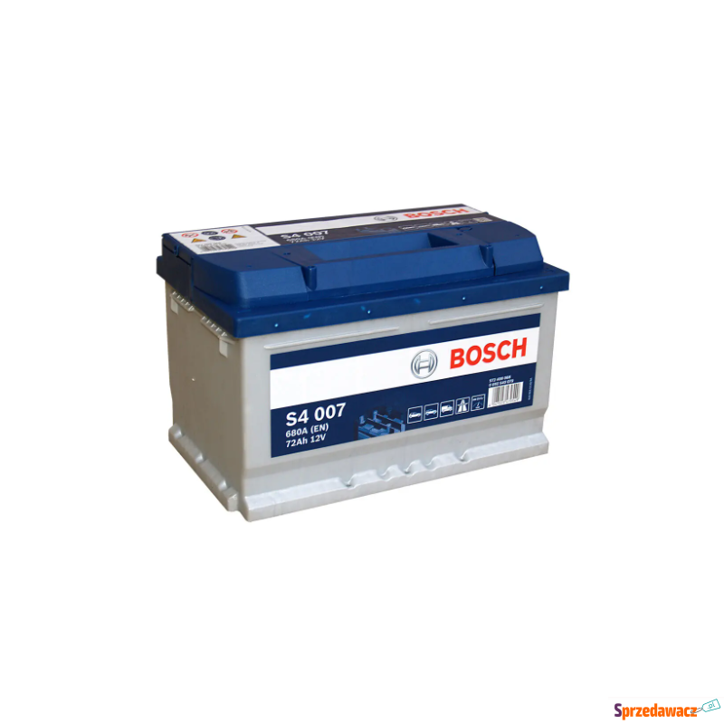 Akumulator 72Ah 680A Bosch S4007 - Akumulatory - Siedlce