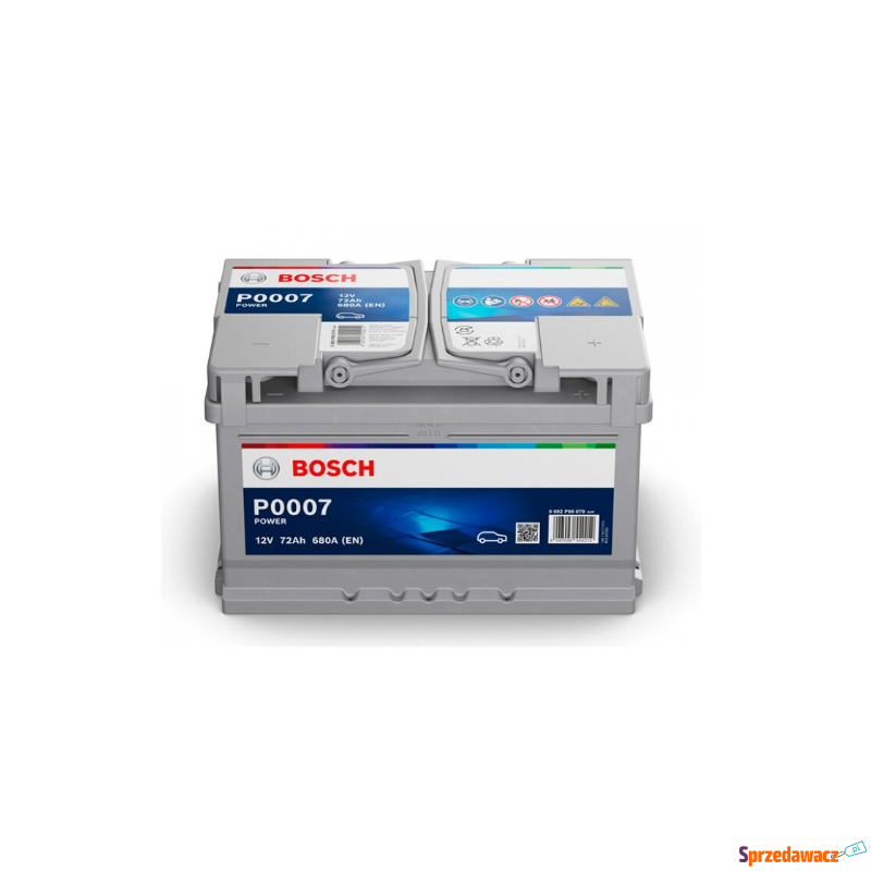 Akumulator Bosch 72Ah 680A Bosch P0007 - Akumulatory - Siedlce