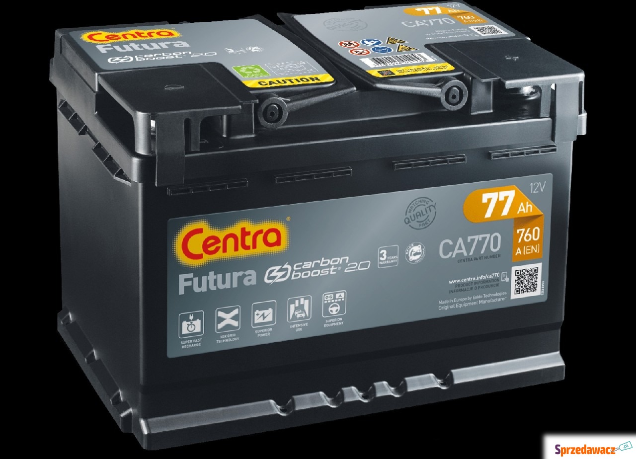 Akumulator Centra Futura 77Ah 760A