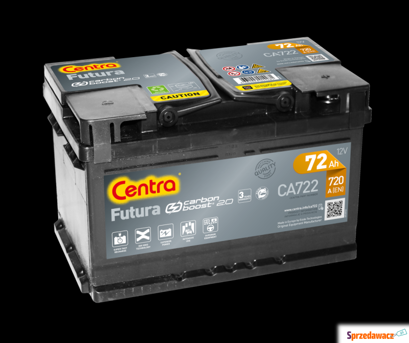 Akumulator Centra Futura 72Ah 720A