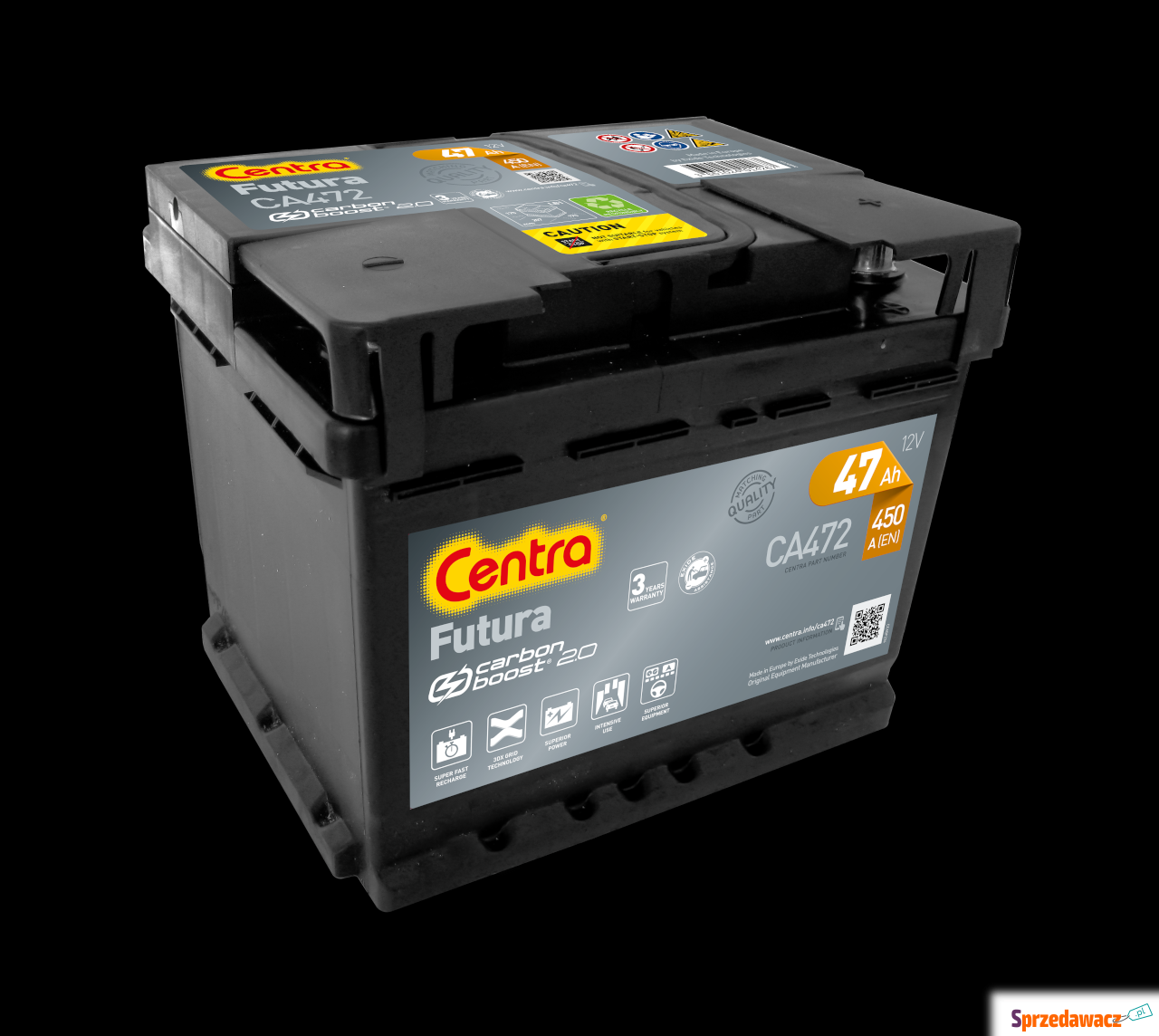 Akumulator Centra Futura 47Ah 450A