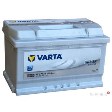 Akumulator 74Ah 750A Varta Silver Dynamic E38 - Akumulatory - Mielec - zdjęcie 1