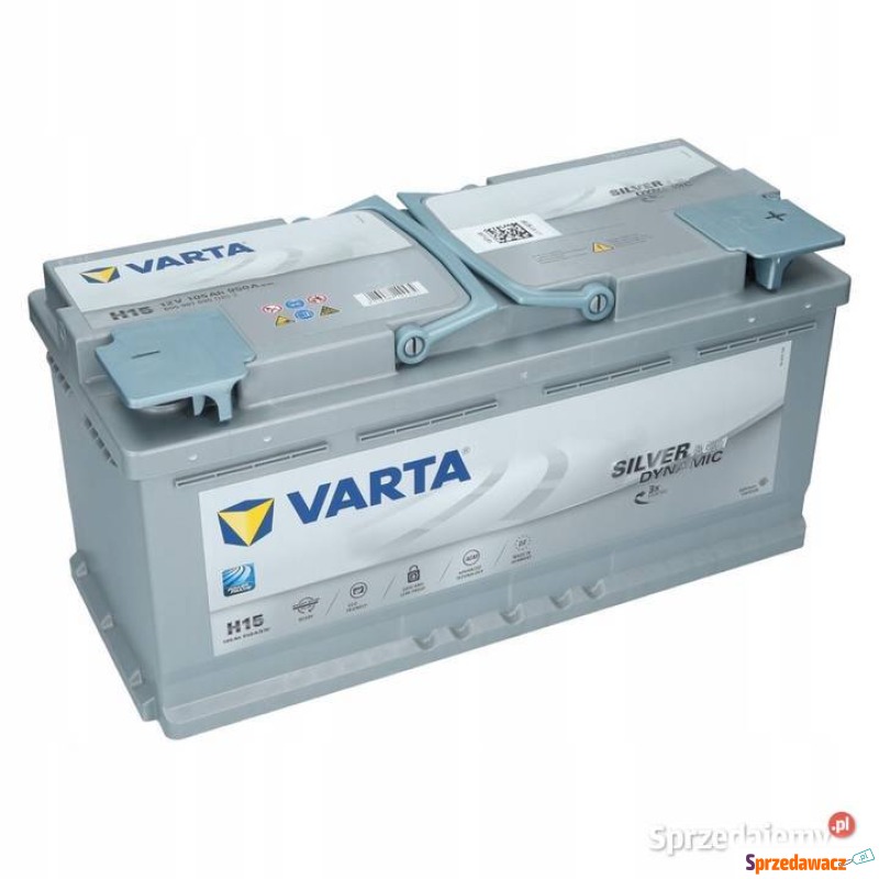 Akumulator AGM 105Ah 950A Varta Silver Dynamic... - Akumulatory - Mielec