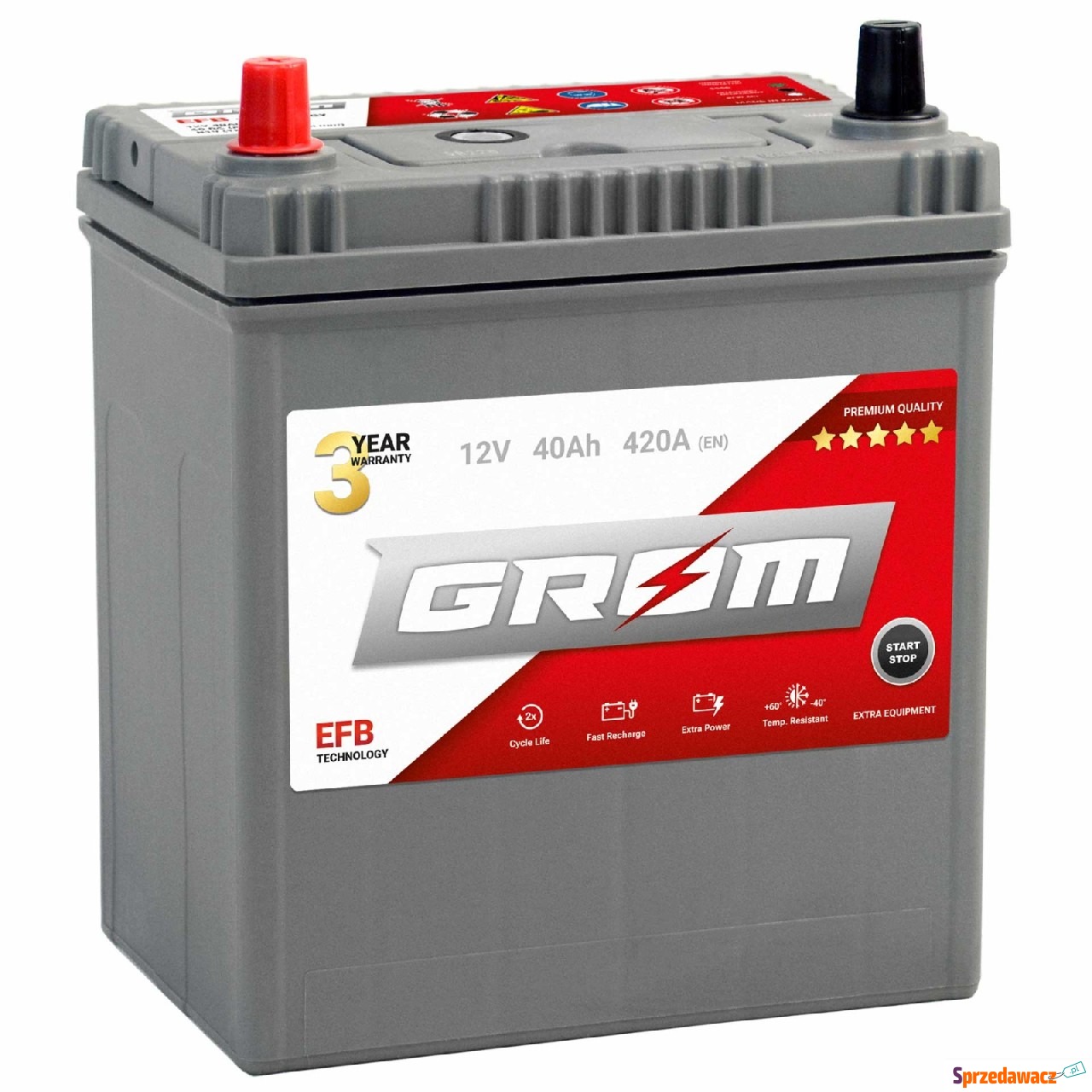 Akumulator GROM efb start&stop...