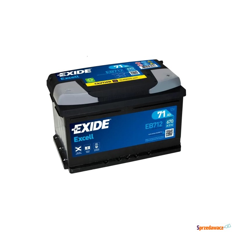 Akumulator 71Ah 670A Exide Excel