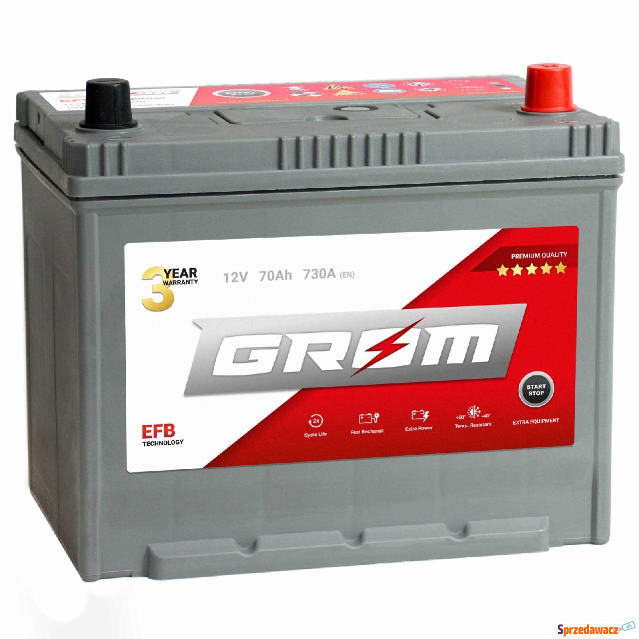 Akumulator GROM efb start&stop...