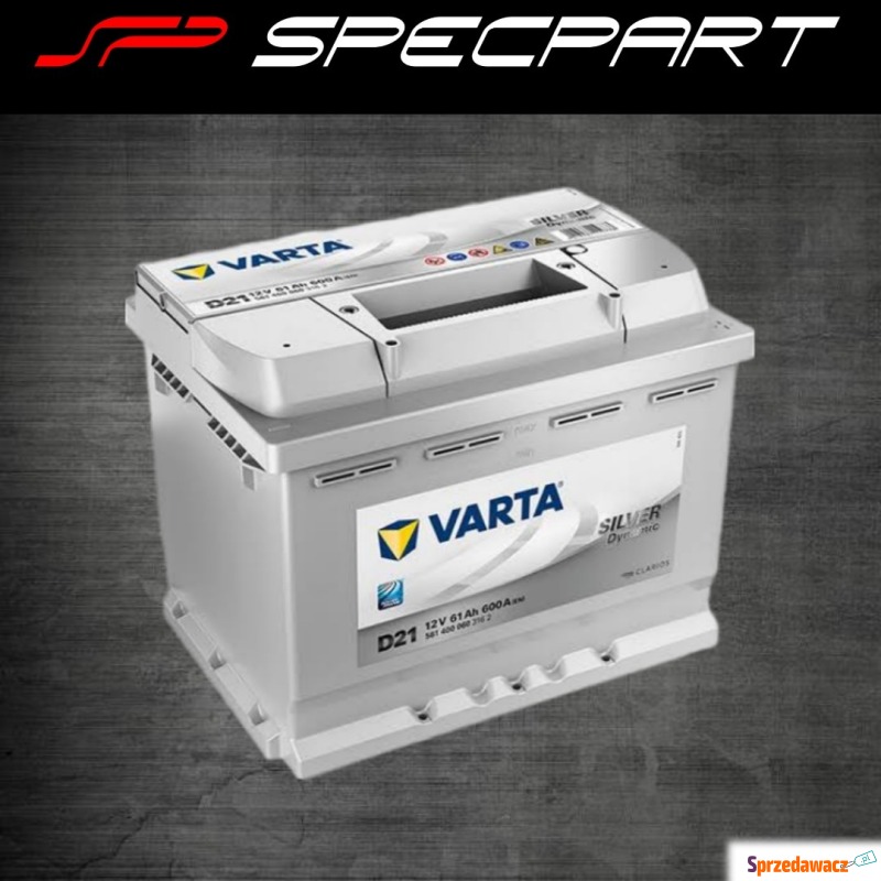 Akumulator 61Ah 600A VARTA Silver D21 - Pozostałe części - Łódź