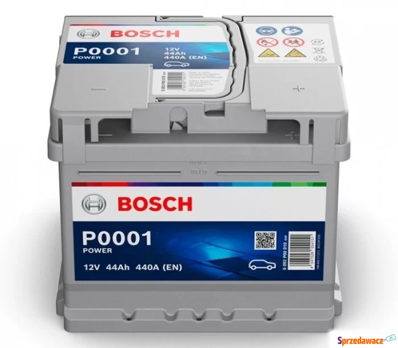 Akumulator 44Ah 440A Bosch P0001 - Akumulatory - Mielec