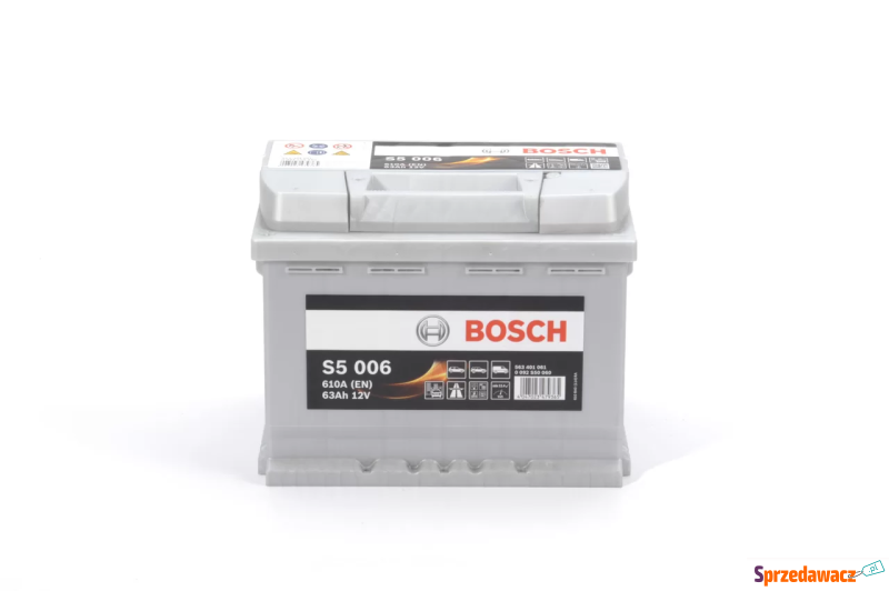 Akumulator 63Ah 610A Bosch S5006 - Akumulatory - Mielec