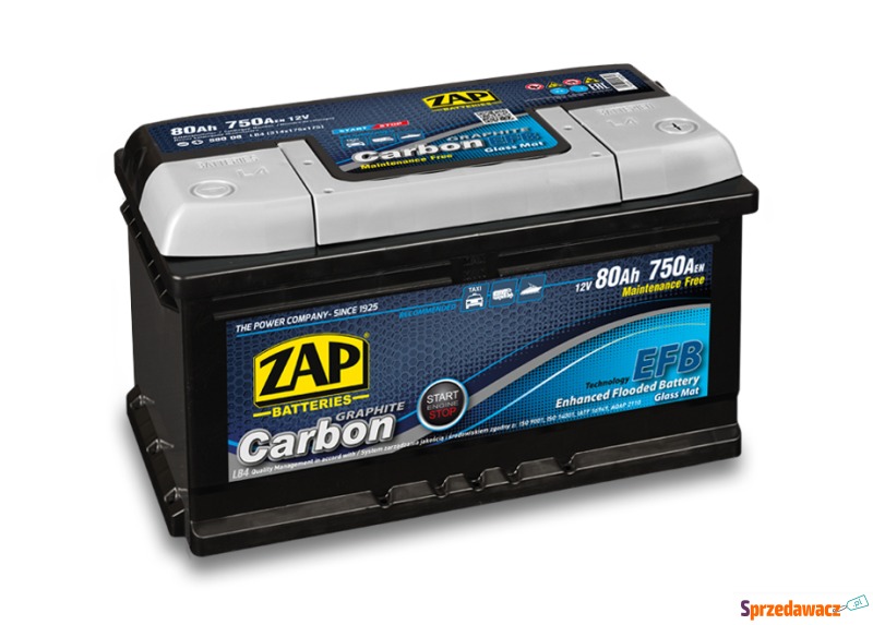 Akumulator 80Ah EFB ZAP 750A