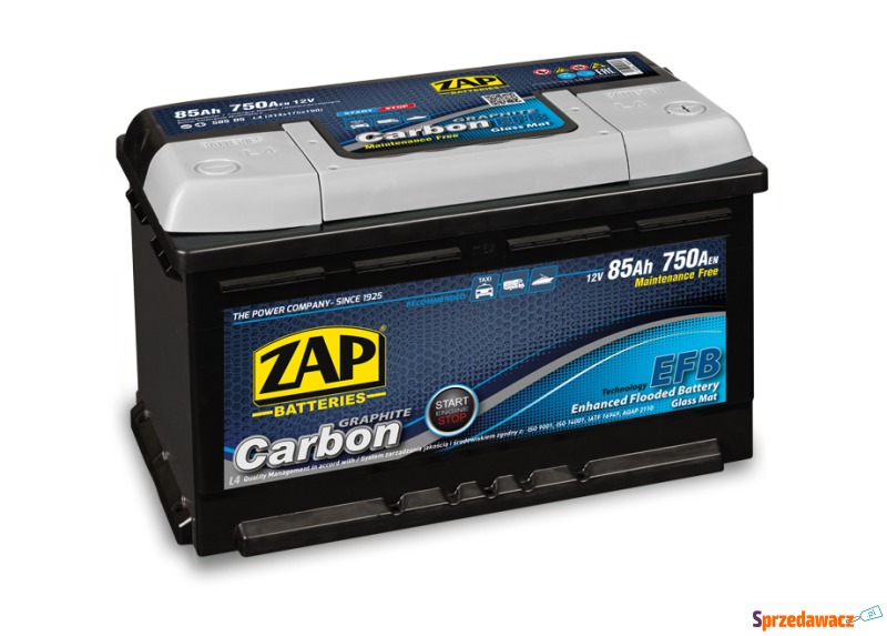 Akumulator 85Ah EFB ZAP 750A