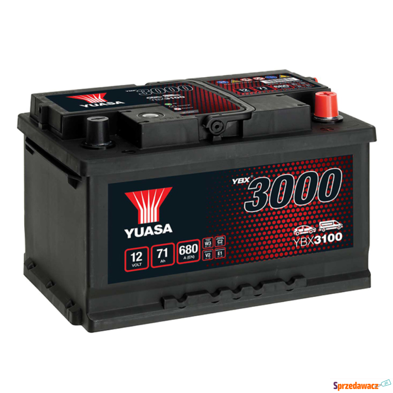 Akumulator Yuasa YBX3100 Standard 12V 71Ah 680A... - Akumulatory - Warszawa
