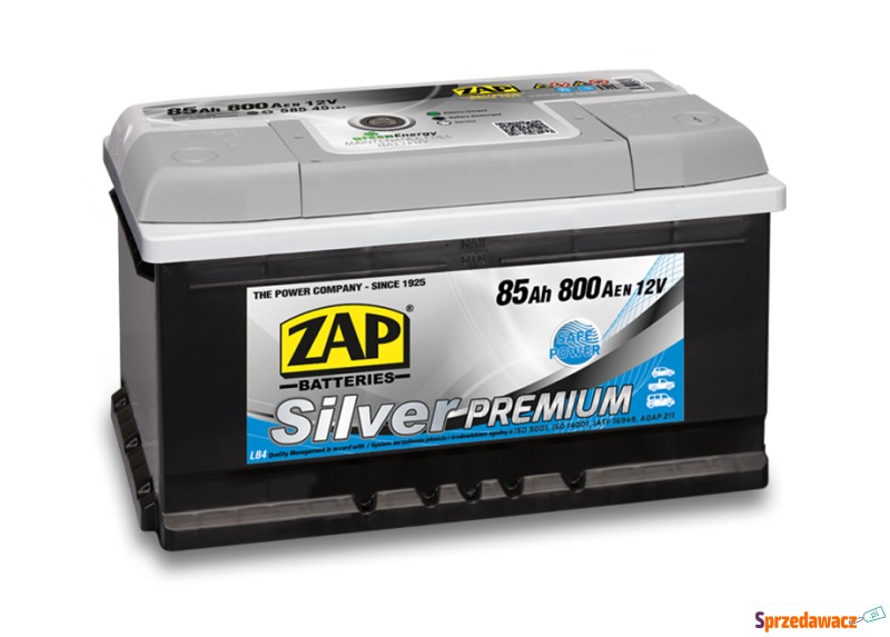 Akumulator 85Ah ZAP 800A - Akumulatory - Tychy