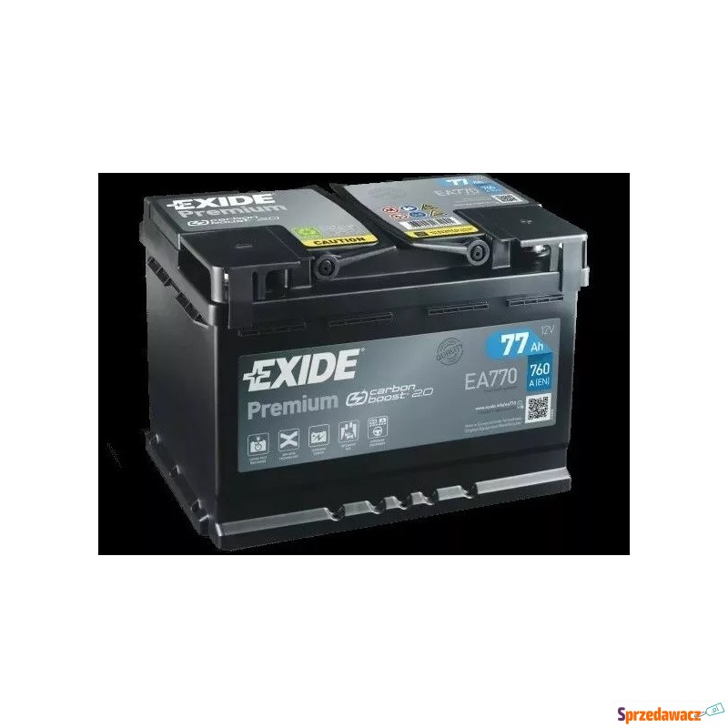 Akumulator 77Ah 760A Exide Premium...